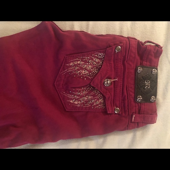 Miss Me Denim - Miss Me Magenta Skinnies